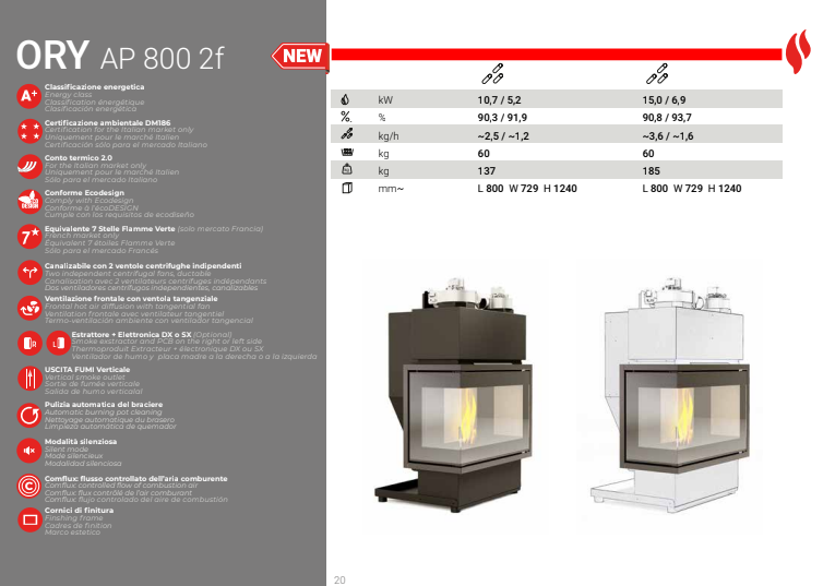 L'artistico - Ory AP 800 2F