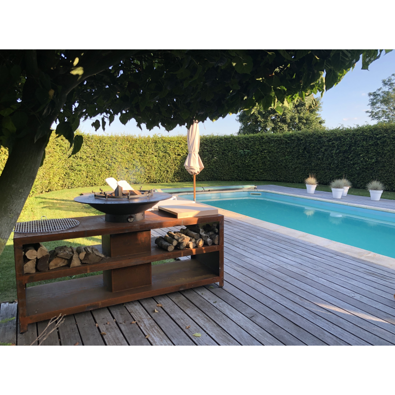 BRUT PLANCHA TABLE + Grill