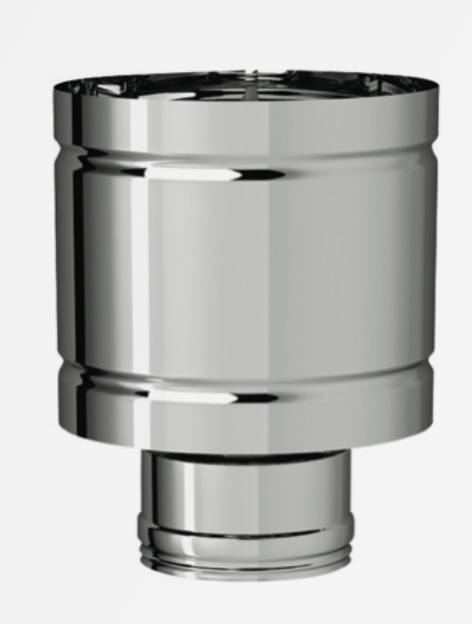 Chapeau anti-vent DW 80-130 mm inox