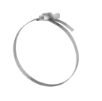 Colliers pour tuyau aluminium 60-110mm