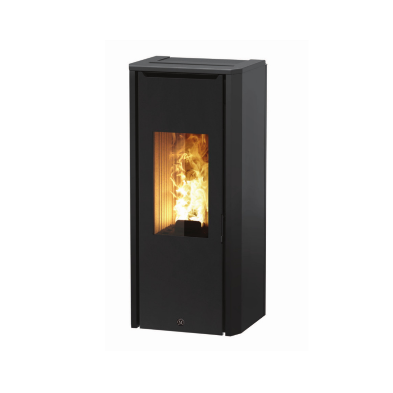 JM - PADDY noir - 8 kw Habillage Acier et céramique Noir