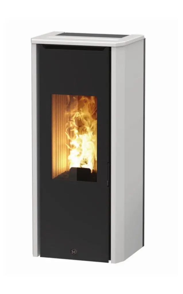 JM- PADDY BLANC - 8 kw Habillage Acier et céramique Blanc Crème