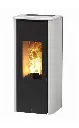 JM- PADDY BLANC - 8 kw Habillage Acier et céramique Blanc Crème