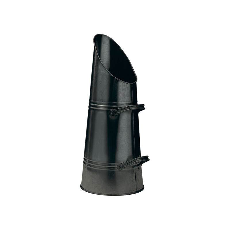 Charbonnière en métal noir