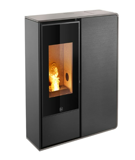  Jolly Mec -  IDEA FRONTALE Profil gris tourterelle - Panneau frontal verre noir strié  