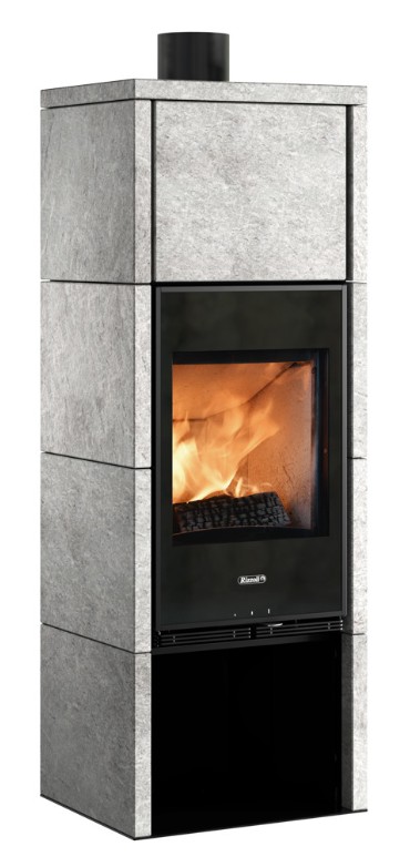 RIZZOLI Poêle à bois X ROCK PLUS en Pierre Naturelle