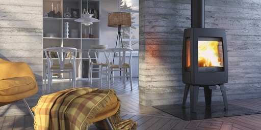 [01.97101.000] DOVRE POELE A BOIS SENSE 103 NOIR