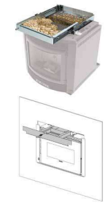 [009278517] EXTRAFLAME KIT CASSETTO FRONTALE P70 AIR H49