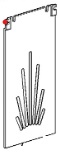 [007270204] Extraflame gietijzeren plaat Souvenir