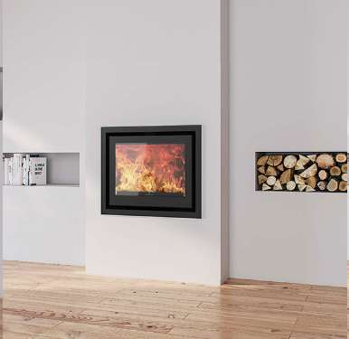 [PA2019P017] FOGO MONTANHA INSERT A BOIS E709 NOIR