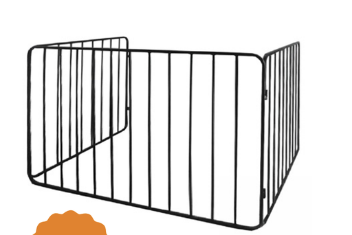 [21.02.440.2] Grille de sécurité noir 3 cotés