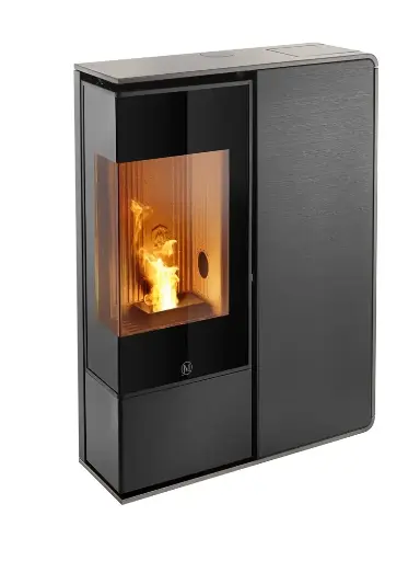 [IDEA/A/AC/N3] I-DEA ANGOLO IDRO 17KW - PROFIL NOIR - FACE VERRE NOIR STRIE
