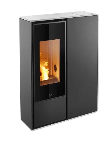 [IDEA/F/AC/B4] I-DEA FRONTALE IDRO 17KW - CREME WIT PROFIEL - ZWART STALEN VOORZIJDE