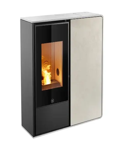 [IDEA/F/AC/T1] I-DEA FRONTALE IDRO 17KW - PROFIL GRIS TOURTERELLE - FACE GRES IVOIRE