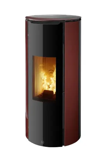 [CHRISSIE/1/6KW/3] JM CHRISSIE 6KW Bordeaux - glazen deur