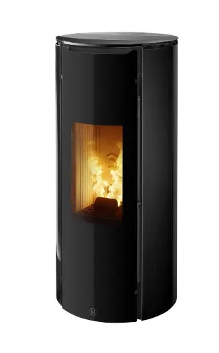 [CHRISSIE/1/6KW/2] JM CHRISSIE 6KW zwart - glazen deur