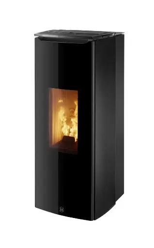 [ODETTE/1/10KW/C/2] JOLLY MEC - ODETTE - Concentrisch bovenkanaal - zwart gehard glas - 10 kw