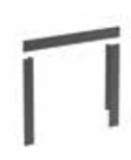 [SET/TAMP/1/80X63/M] Set van 3 strips van plaatstaal voor Mod 80-afwerking