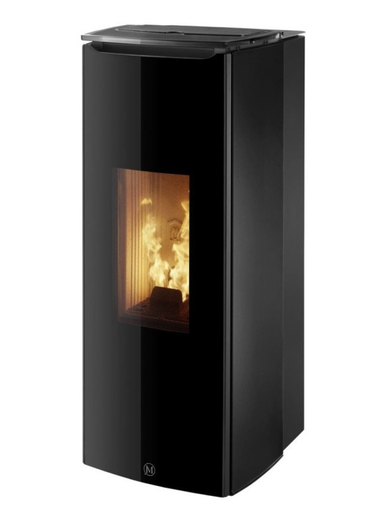 [ODETTE/1/8KW/2] Jolly Mec - Odette 8 kw noir - sortie fumées postérieure