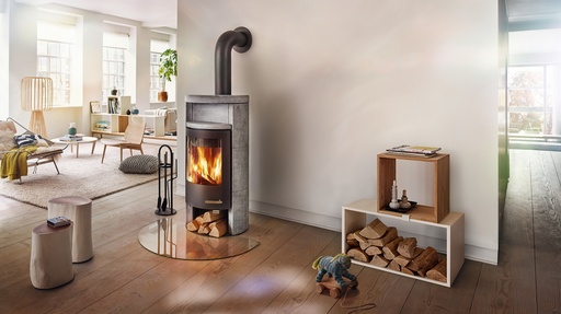 [SK91820] SKANTHERM  BEO Stéatite & acier anthracite