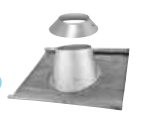 [757610] SOLIN PLOMB AVEC LARMIER 25A45° DP Ø100