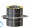 [750012] SUPPORT DEPART INTERMEDIAIRE DP Ø100