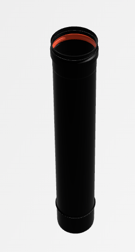 [3040208] Buis 50 cm diam 80 zwart SW