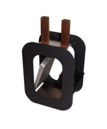 [21.02.111.2] Lienbacher Garniture de cheminée cubique époxy anthracite