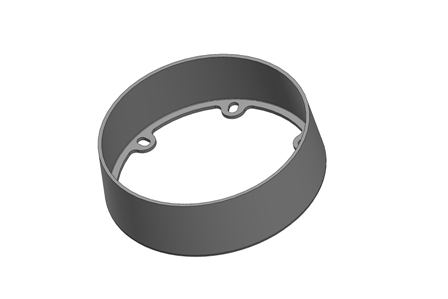 [85430] DRU - Raccordement conique pour conduit de cheminée Ø180