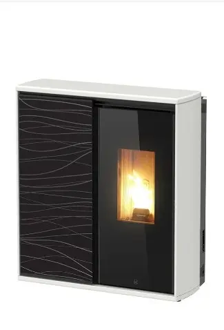 [REVERSES/1/B2]  Jolly Mec - Reverse avec habillage avec profil blanc et panneau frontal en verre noir à ondes