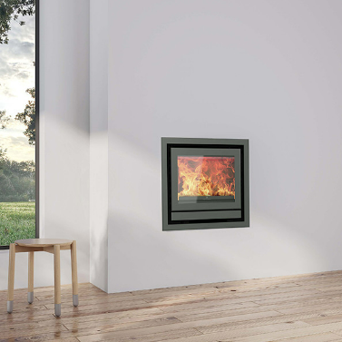 [MO2070G105] FOGO MONTANHA Cadre pour insert à bois - 3C 45mm E601 - Gris