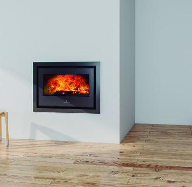 [PA2019P006] FOGO MONTANHA INSERT A BOIS E801 verre
